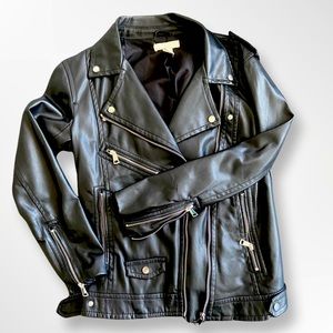 H&M Faux Leather Biker Jacket